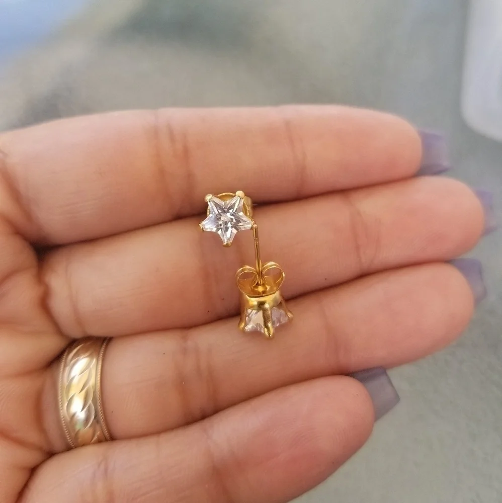 GOLD filled earrings - Picture 5 of 7